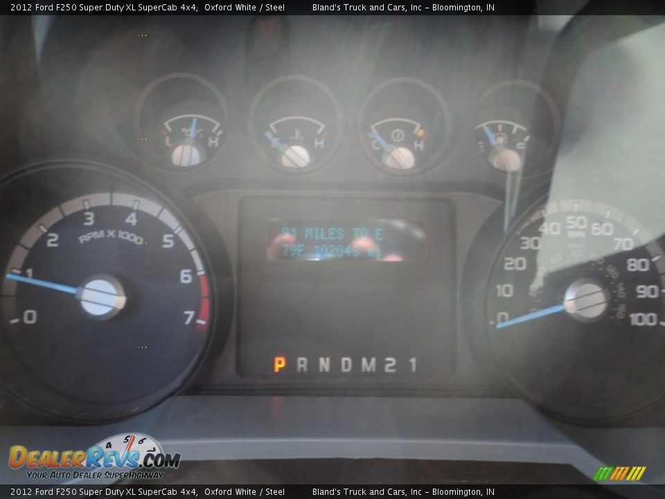 2012 Ford F250 Super Duty XL SuperCab 4x4 Oxford White / Steel Photo #10