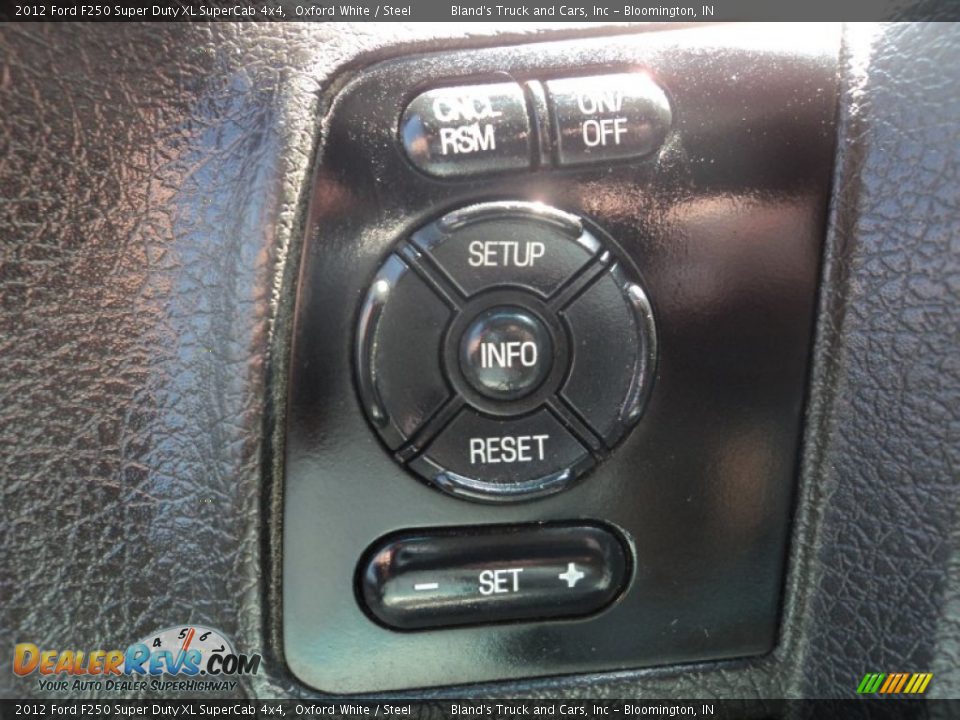 2012 Ford F250 Super Duty XL SuperCab 4x4 Oxford White / Steel Photo #12