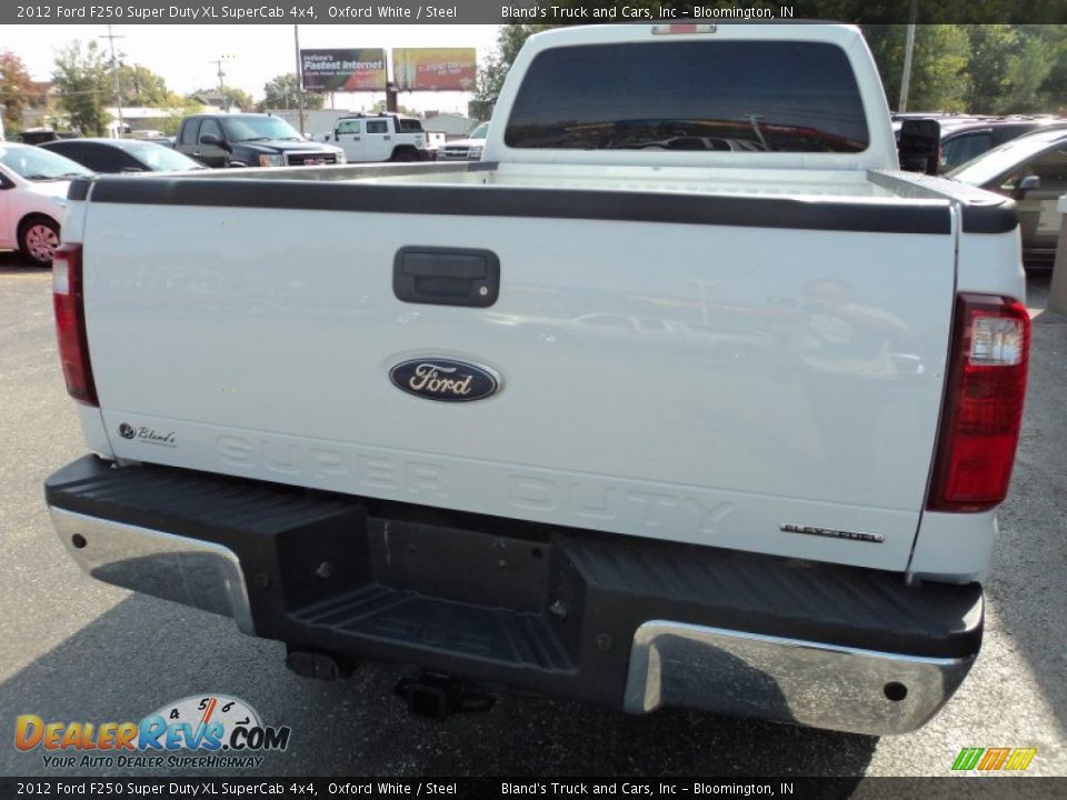 2012 Ford F250 Super Duty XL SuperCab 4x4 Oxford White / Steel Photo #27