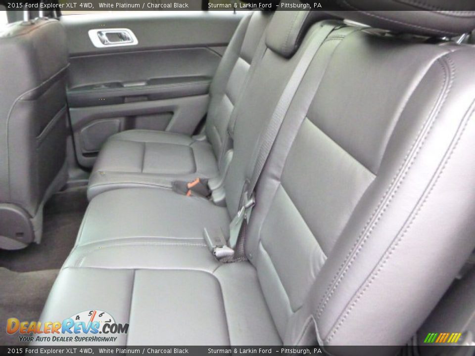 2015 Ford Explorer XLT 4WD White Platinum / Charcoal Black Photo #7