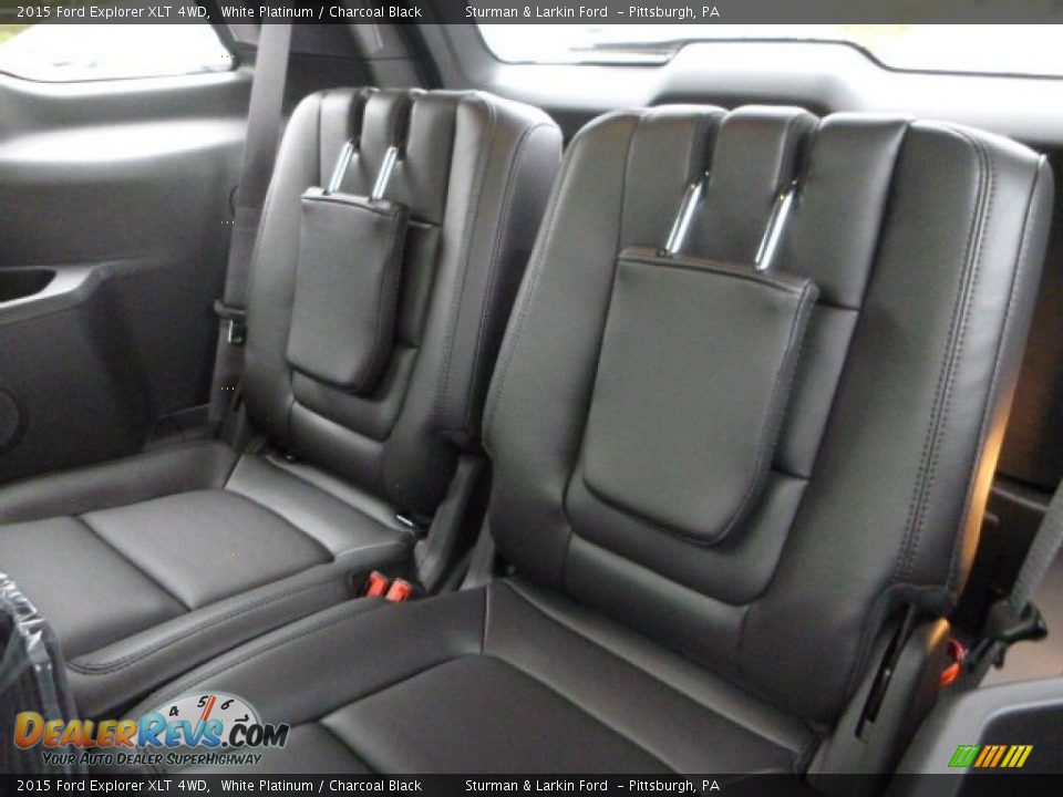 2015 Ford Explorer XLT 4WD White Platinum / Charcoal Black Photo #8