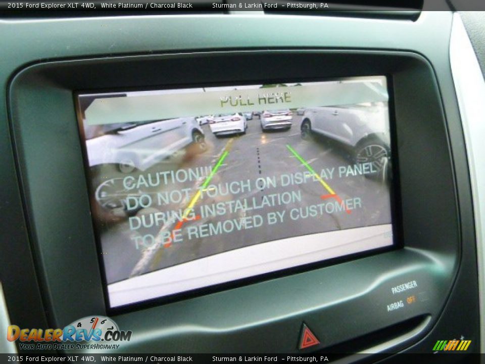 2015 Ford Explorer XLT 4WD White Platinum / Charcoal Black Photo #15