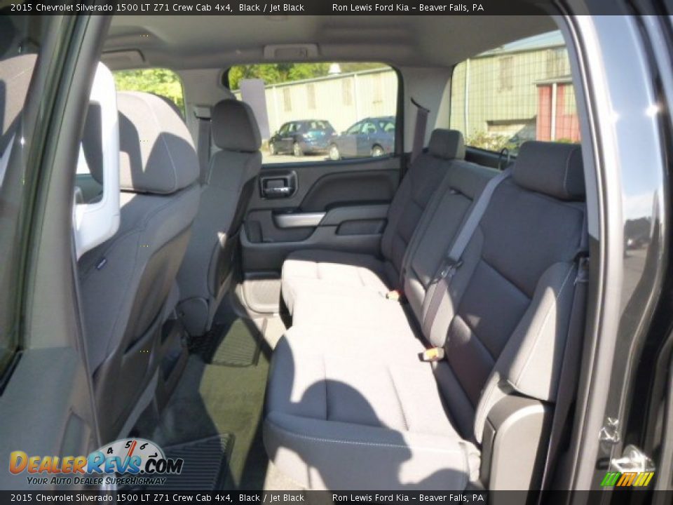 2015 Chevrolet Silverado 1500 LT Z71 Crew Cab 4x4 Black / Jet Black Photo #12