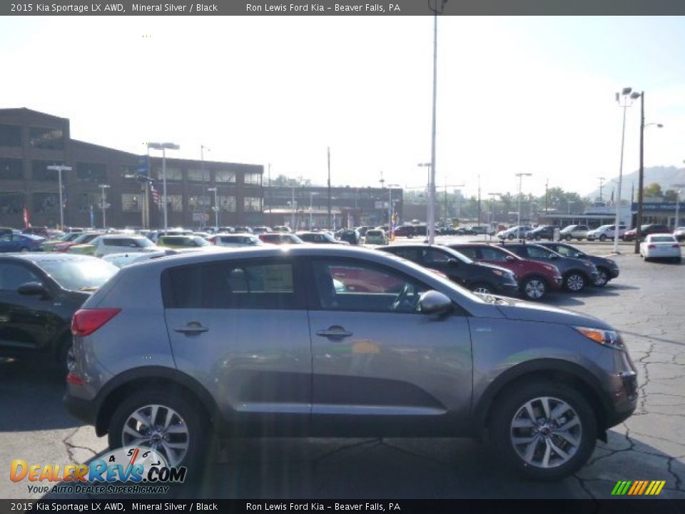 2015 Kia Sportage LX AWD Mineral Silver / Black Photo #1