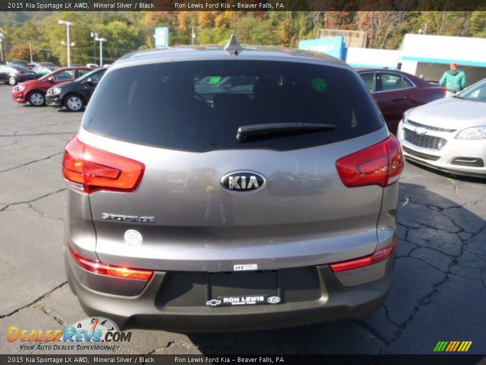 2015 Kia Sportage LX AWD Mineral Silver / Black Photo #7