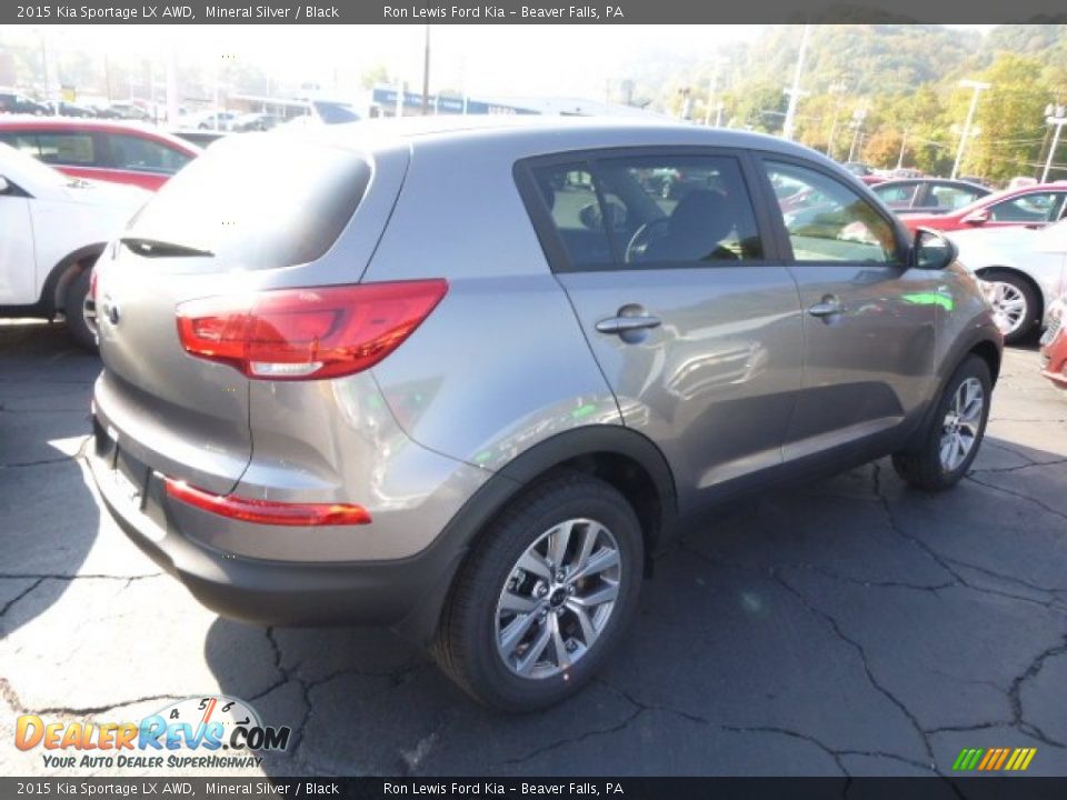 2015 Kia Sportage LX AWD Mineral Silver / Black Photo #8