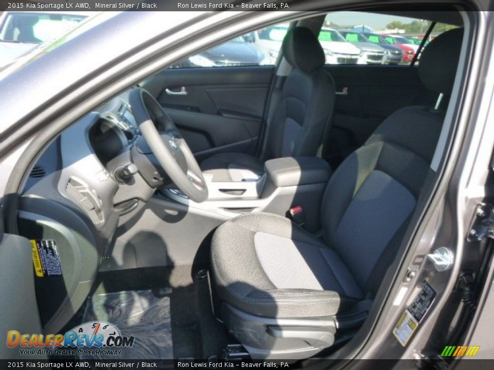 2015 Kia Sportage LX AWD Mineral Silver / Black Photo #10