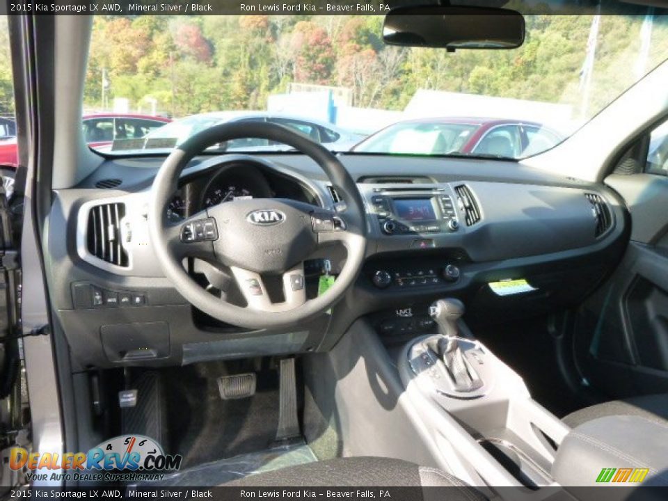 2015 Kia Sportage LX AWD Mineral Silver / Black Photo #14