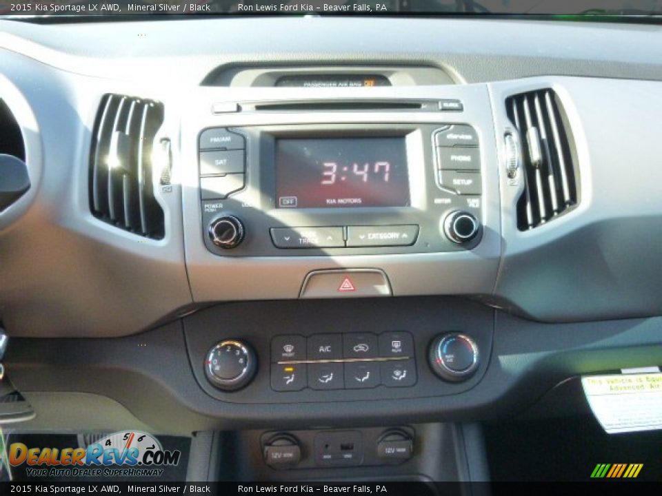 2015 Kia Sportage LX AWD Mineral Silver / Black Photo #16