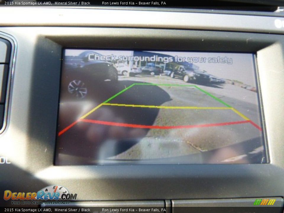2015 Kia Sportage LX AWD Mineral Silver / Black Photo #17