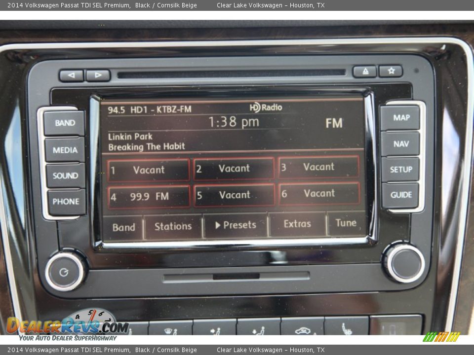 2014 Volkswagen Passat TDI SEL Premium Black / Cornsilk Beige Photo #14