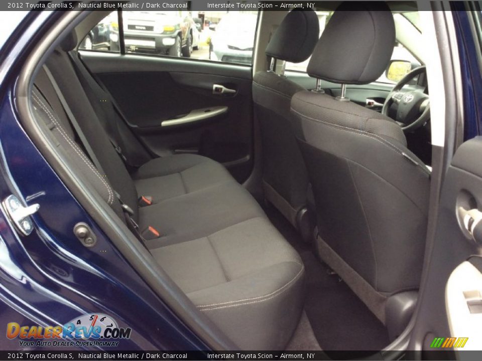 2012 Toyota Corolla S Nautical Blue Metallic / Dark Charcoal Photo #18