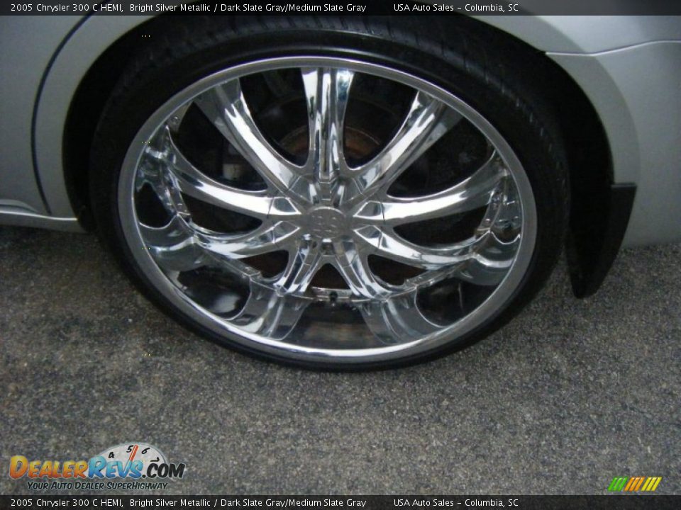 2005 Chrysler 300 C HEMI Bright Silver Metallic / Dark Slate Gray/Medium Slate Gray Photo #7