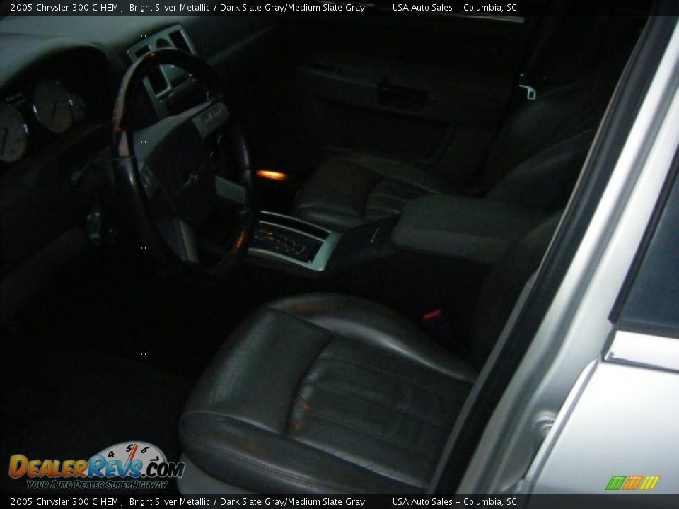 2005 Chrysler 300 C HEMI Bright Silver Metallic / Dark Slate Gray/Medium Slate Gray Photo #10