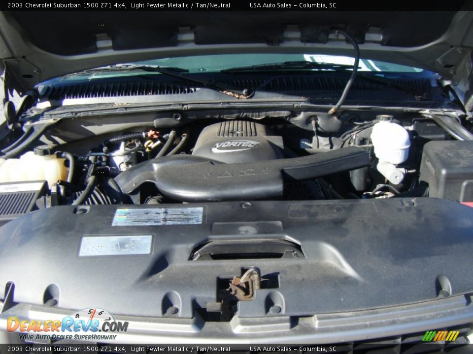 2003 Chevrolet Suburban 1500 Z71 4x4 Light Pewter Metallic / Tan/Neutral Photo #21