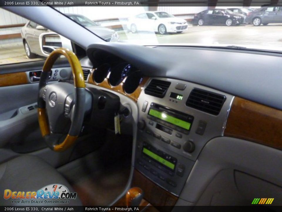 2006 Lexus ES 330 Crystal White / Ash Photo #12