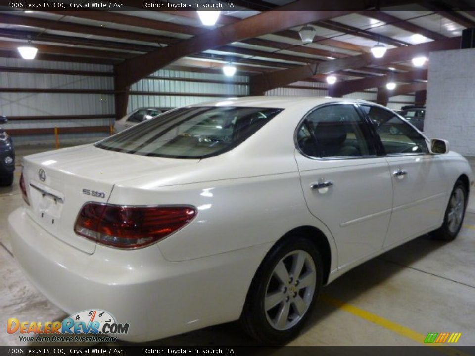 2006 Lexus ES 330 Crystal White / Ash Photo #15