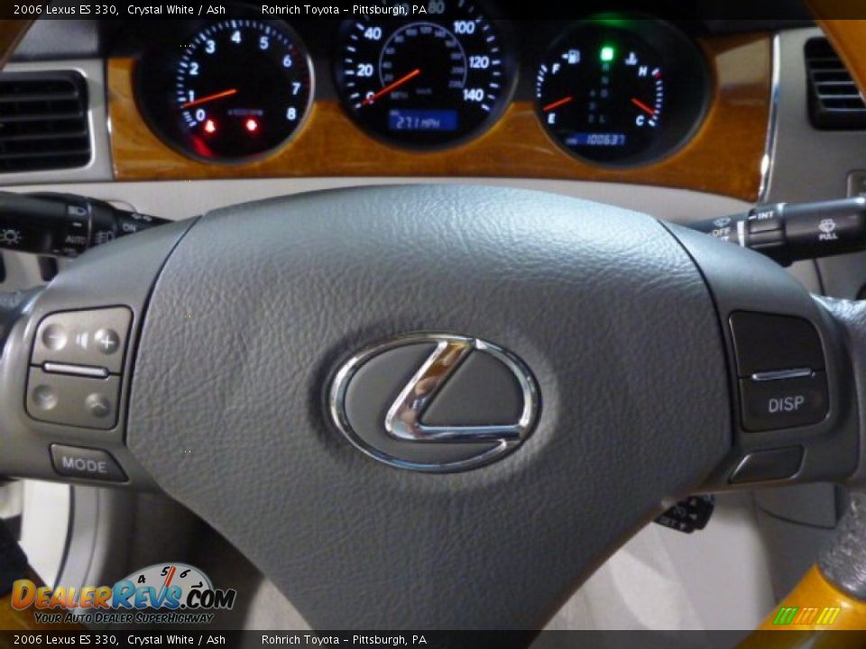 2006 Lexus ES 330 Crystal White / Ash Photo #21
