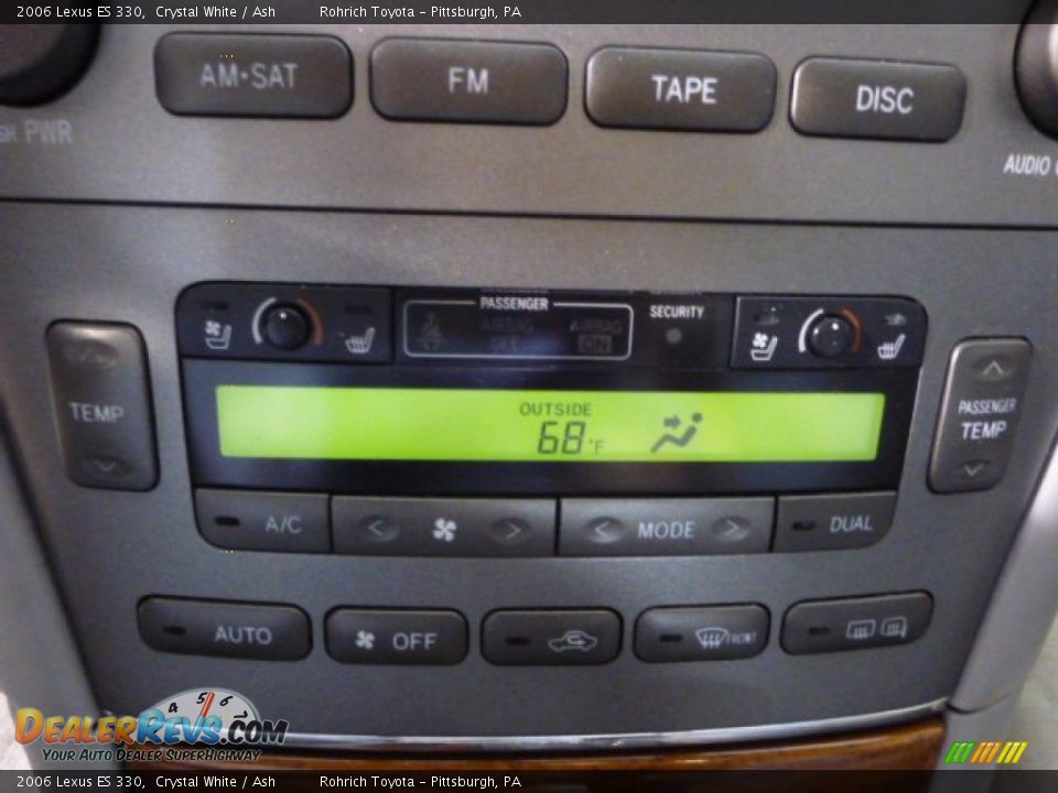 2006 Lexus ES 330 Crystal White / Ash Photo #24