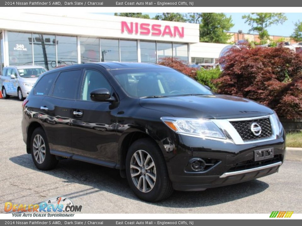 2014 Nissan Pathfinder S AWD Dark Slate / Charcoal Photo #1