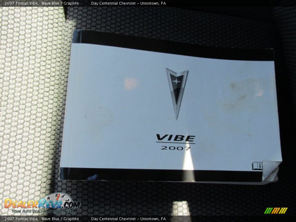 2007 Pontiac Vibe Wave Blue / Graphite Photo #32