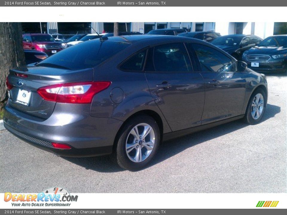2014 Ford Focus SE Sedan Sterling Gray / Charcoal Black Photo #2