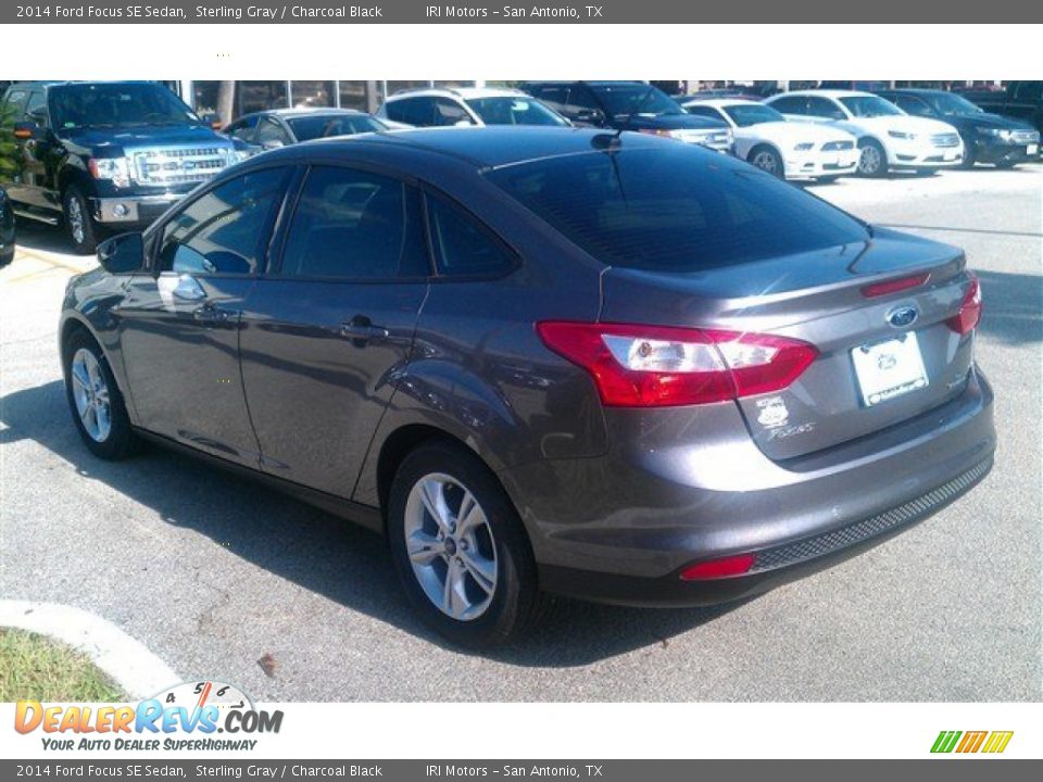 2014 Ford Focus SE Sedan Sterling Gray / Charcoal Black Photo #5