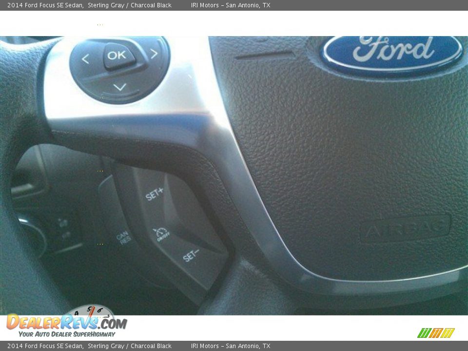 2014 Ford Focus SE Sedan Sterling Gray / Charcoal Black Photo #12