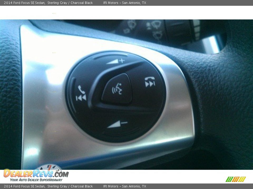 2014 Ford Focus SE Sedan Sterling Gray / Charcoal Black Photo #13