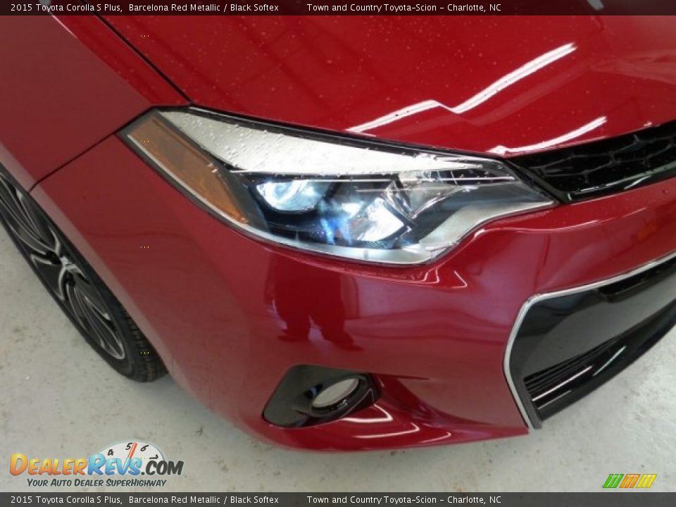 2015 Toyota Corolla S Plus Barcelona Red Metallic / Black Softex Photo #4