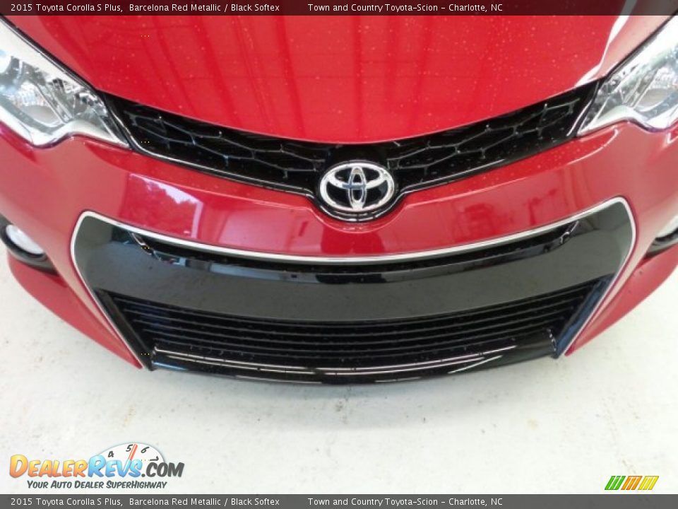 2015 Toyota Corolla S Plus Barcelona Red Metallic / Black Softex Photo #5
