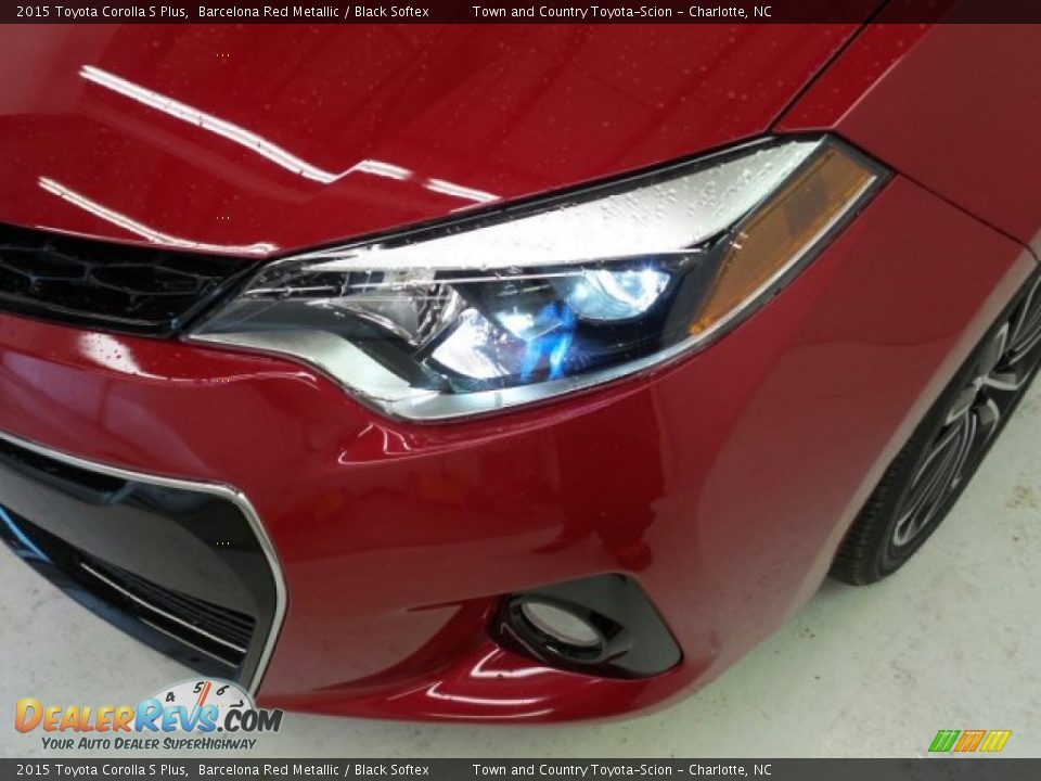 2015 Toyota Corolla S Plus Barcelona Red Metallic / Black Softex Photo #6