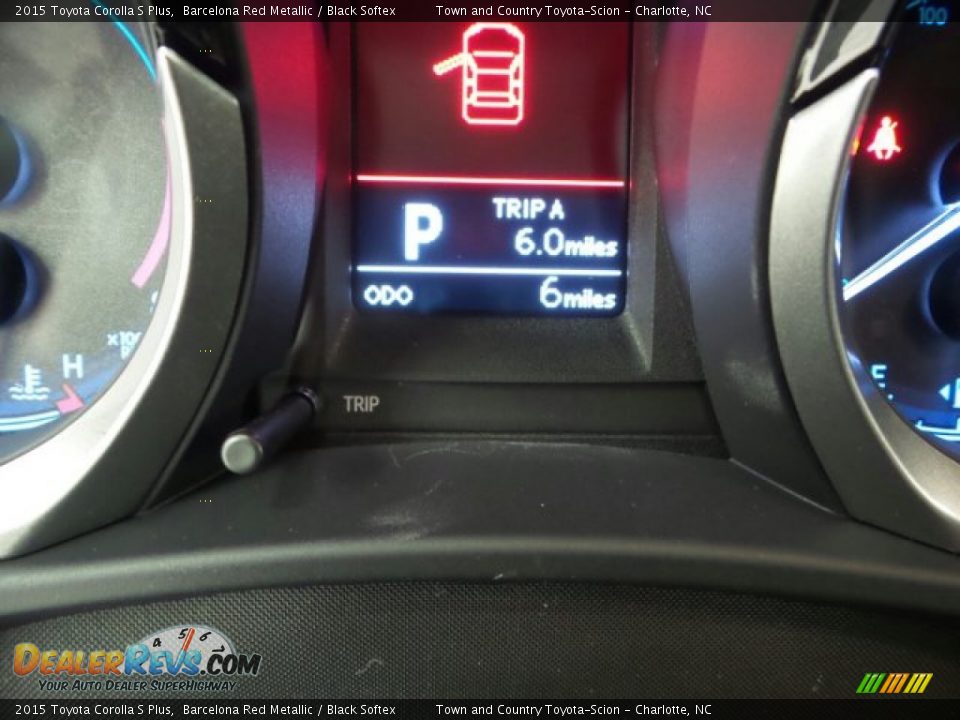 2015 Toyota Corolla S Plus Barcelona Red Metallic / Black Softex Photo #20