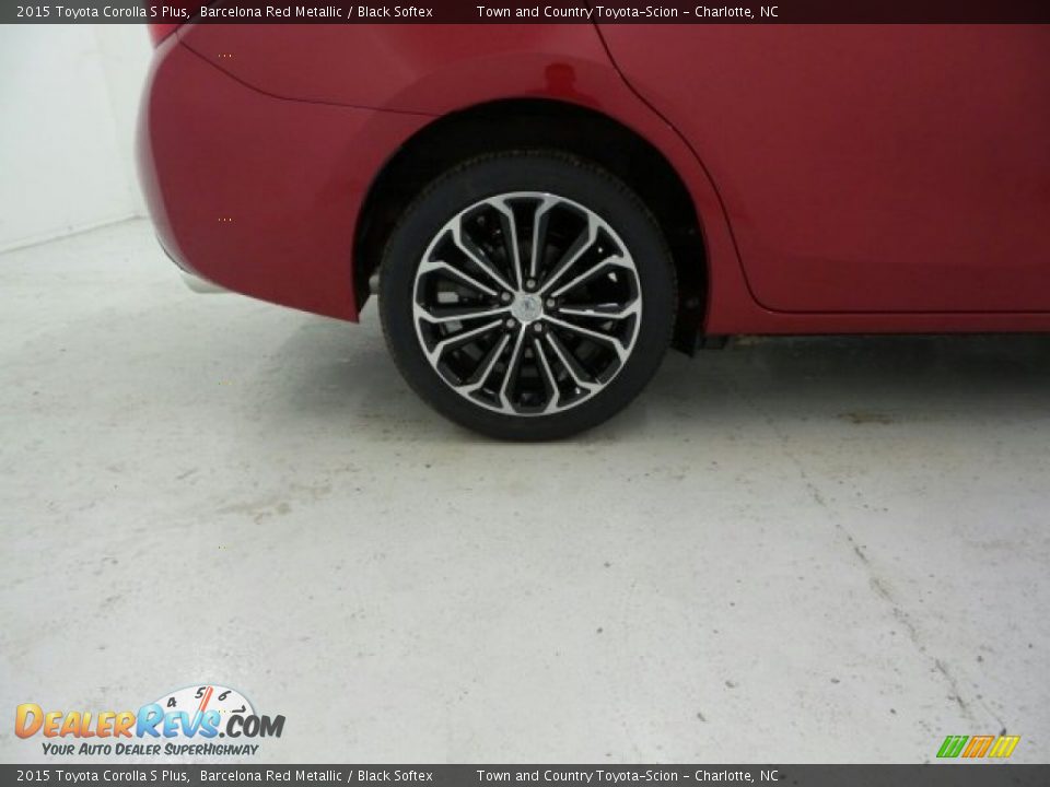 2015 Toyota Corolla S Plus Barcelona Red Metallic / Black Softex Photo #27