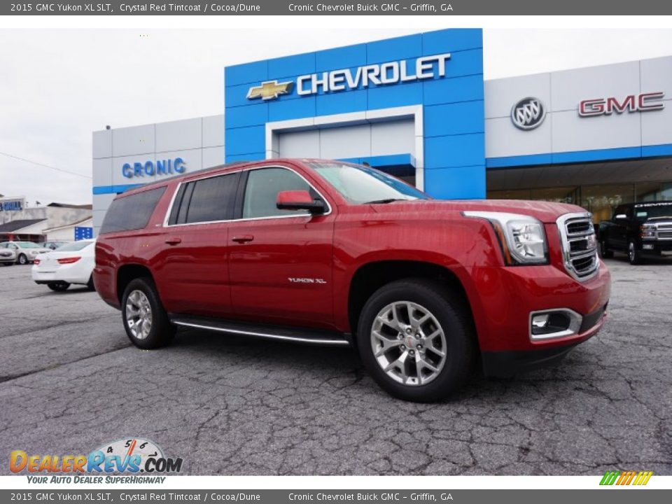 2015 GMC Yukon XL SLT Crystal Red Tintcoat / Cocoa/Dune Photo #1