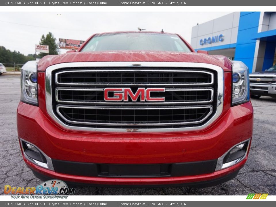 2015 GMC Yukon XL SLT Crystal Red Tintcoat / Cocoa/Dune Photo #2