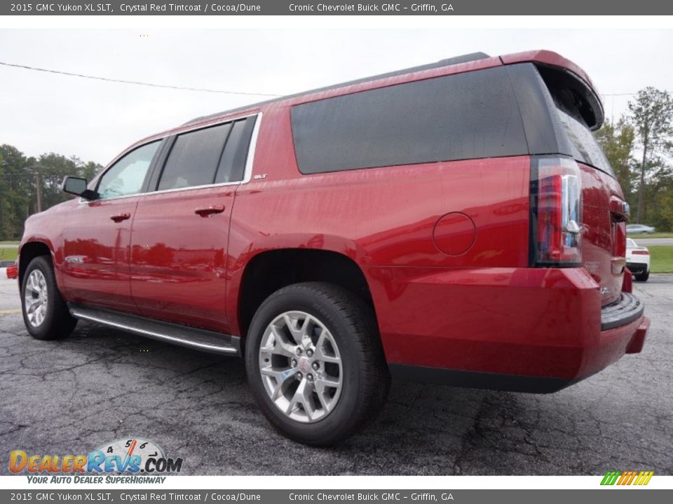 2015 GMC Yukon XL SLT Crystal Red Tintcoat / Cocoa/Dune Photo #5