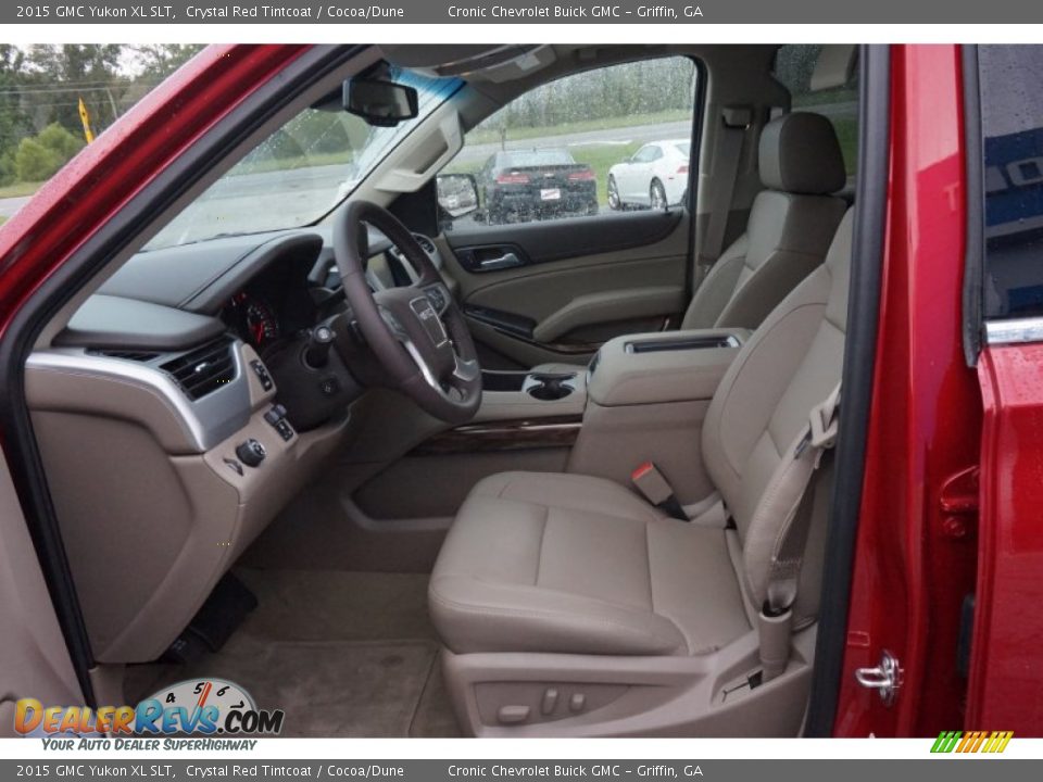 2015 GMC Yukon XL SLT Crystal Red Tintcoat / Cocoa/Dune Photo #9