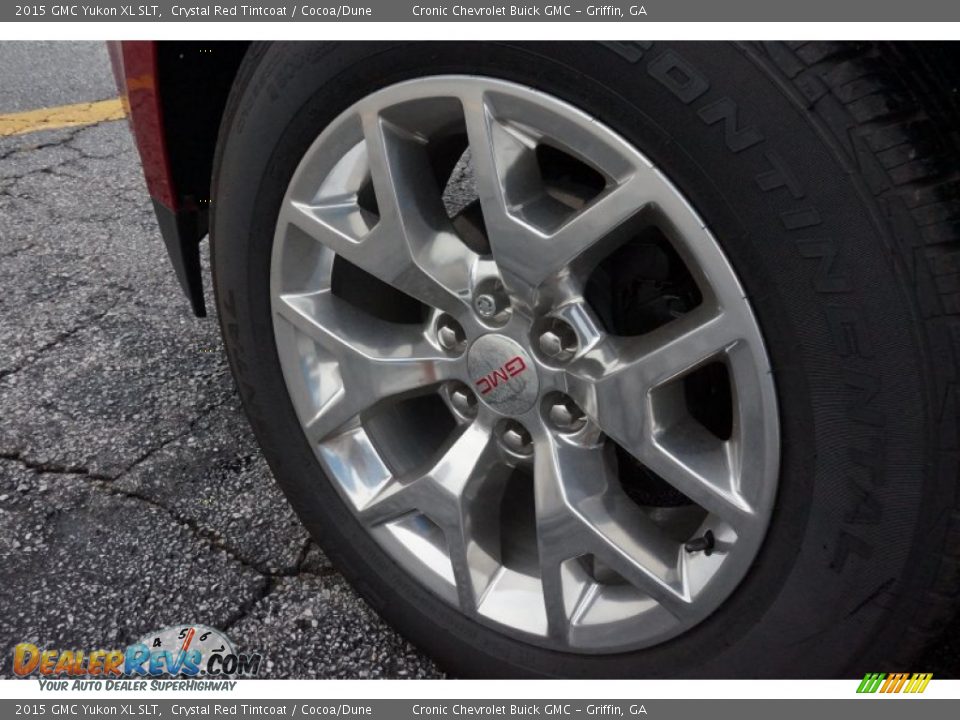 2015 GMC Yukon XL SLT Crystal Red Tintcoat / Cocoa/Dune Photo #12