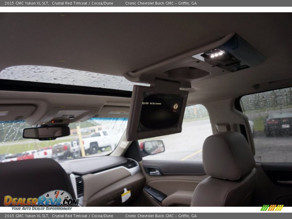 2015 GMC Yukon XL SLT Crystal Red Tintcoat / Cocoa/Dune Photo #14