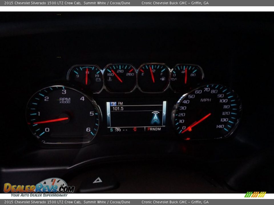 2015 Chevrolet Silverado 1500 LTZ Crew Cab Gauges Photo #14