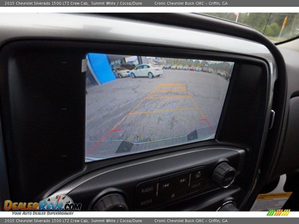 2015 Chevrolet Silverado 1500 LTZ Crew Cab Summit White / Cocoa/Dune Photo #15