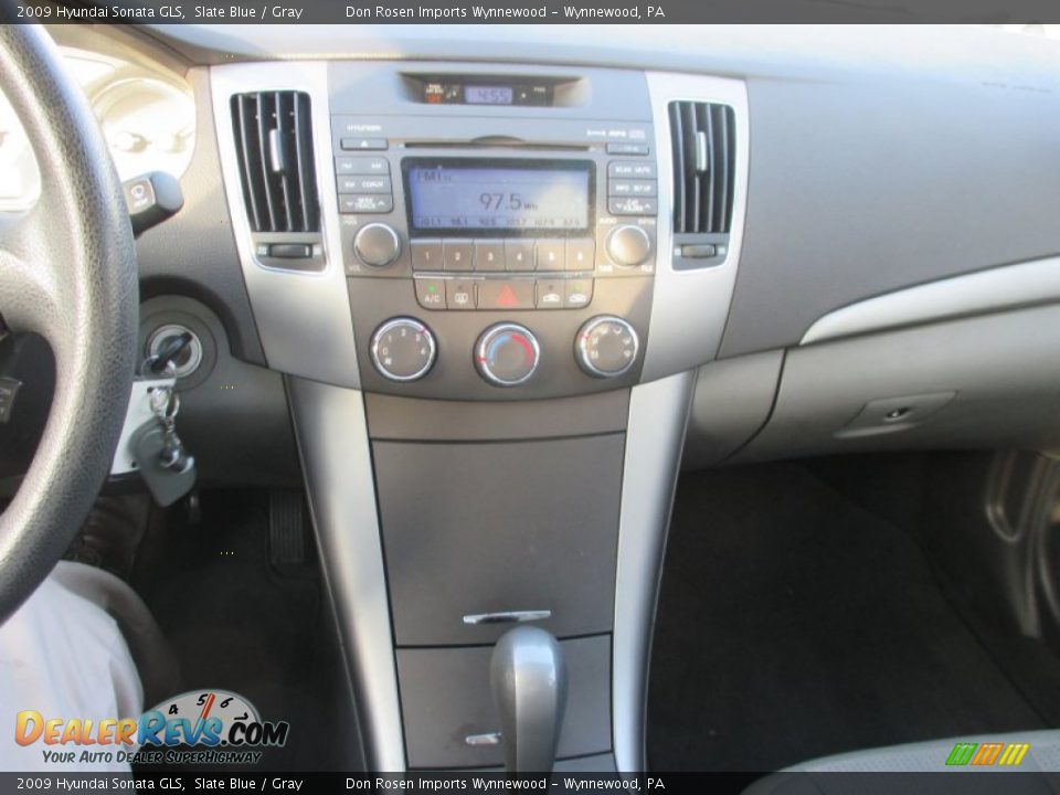 2009 Hyundai Sonata GLS Slate Blue / Gray Photo #5
