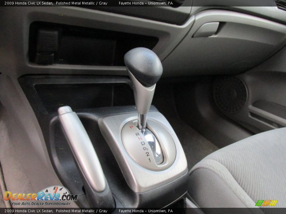 2009 Honda Civic LX Sedan Polished Metal Metallic / Gray Photo #11