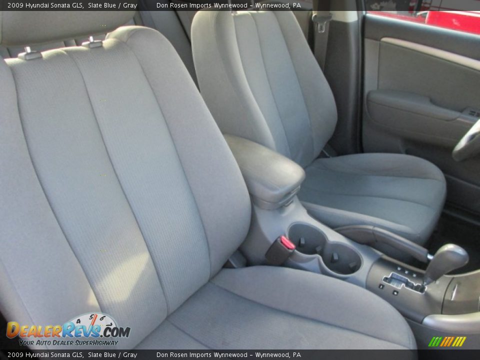 2009 Hyundai Sonata GLS Slate Blue / Gray Photo #12