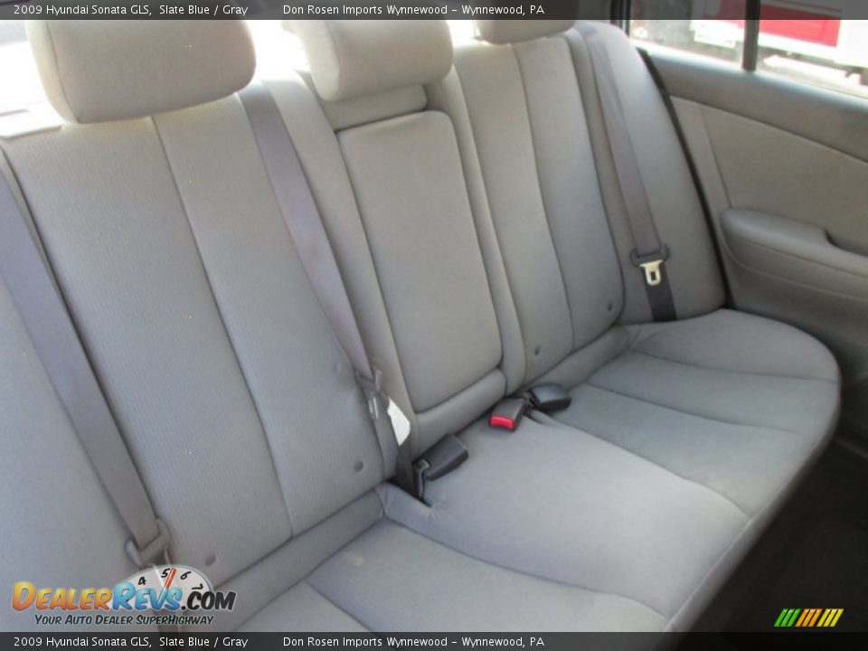 2009 Hyundai Sonata GLS Slate Blue / Gray Photo #13