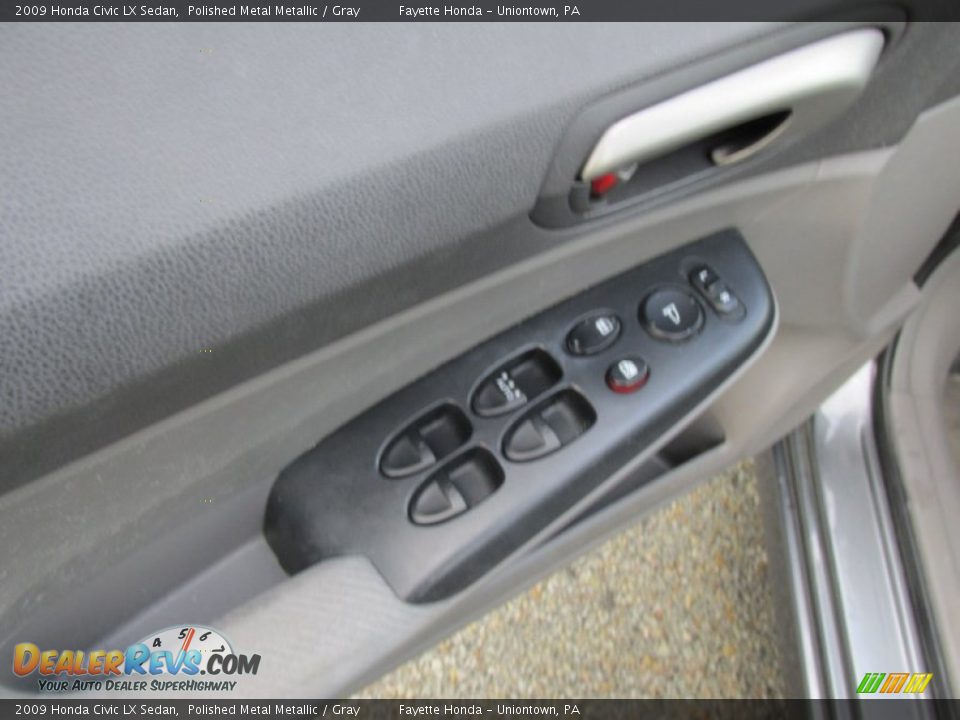 2009 Honda Civic LX Sedan Polished Metal Metallic / Gray Photo #19