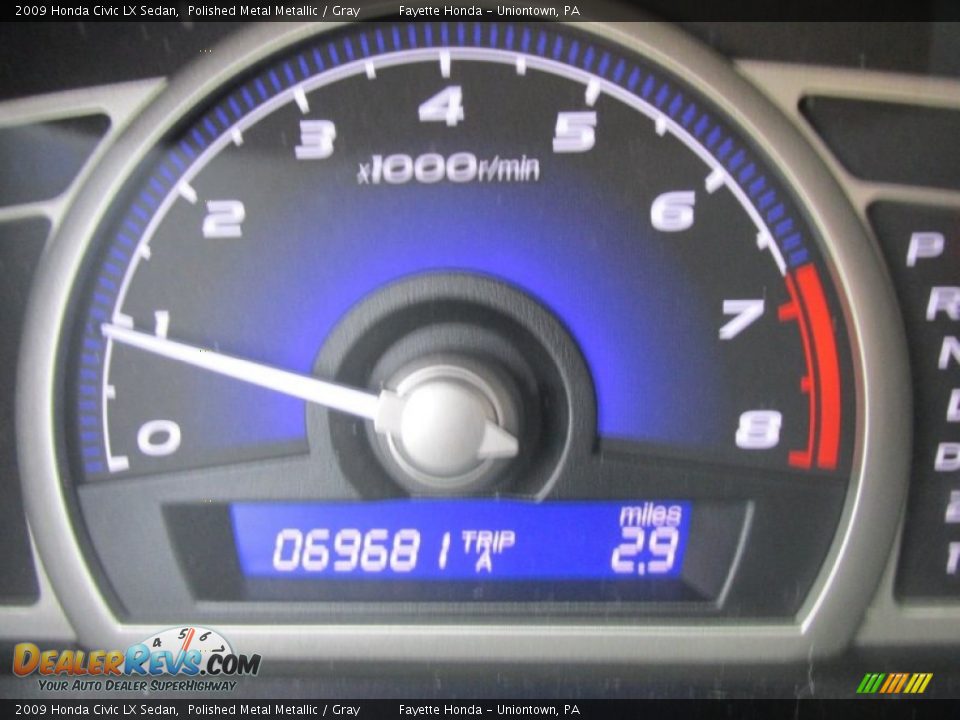 2009 Honda Civic LX Sedan Polished Metal Metallic / Gray Photo #20