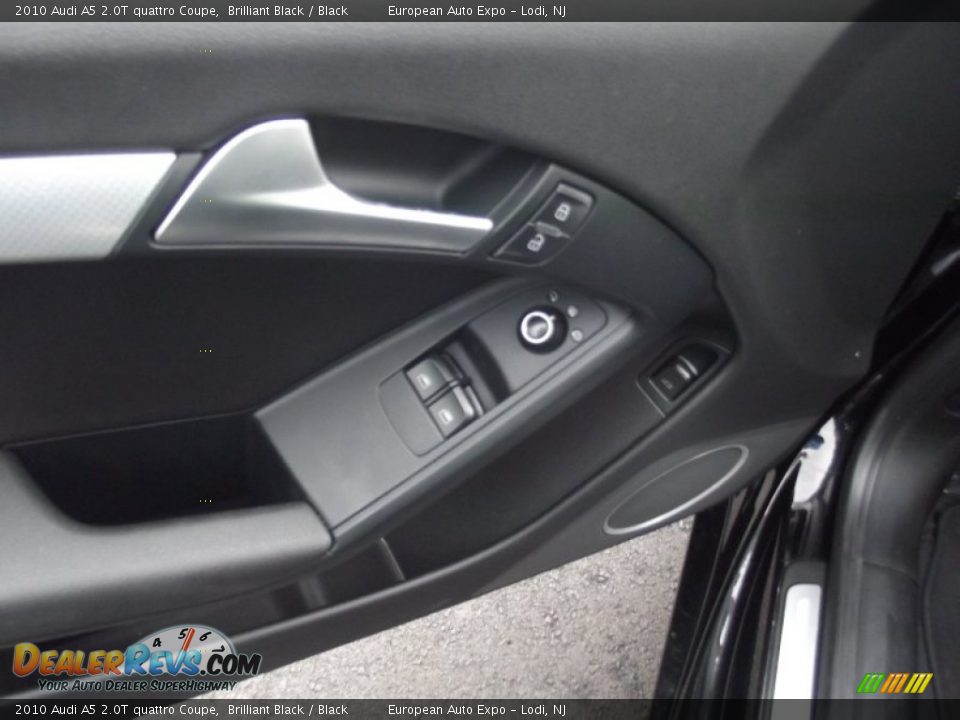 2010 Audi A5 2.0T quattro Coupe Brilliant Black / Black Photo #15