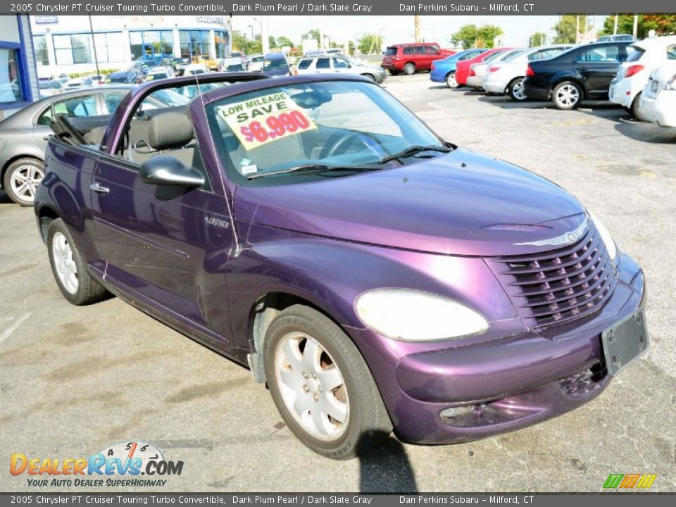 2005 Chrysler PT Cruiser Touring Turbo Convertible Dark Plum Pearl / Dark Slate Gray Photo #3